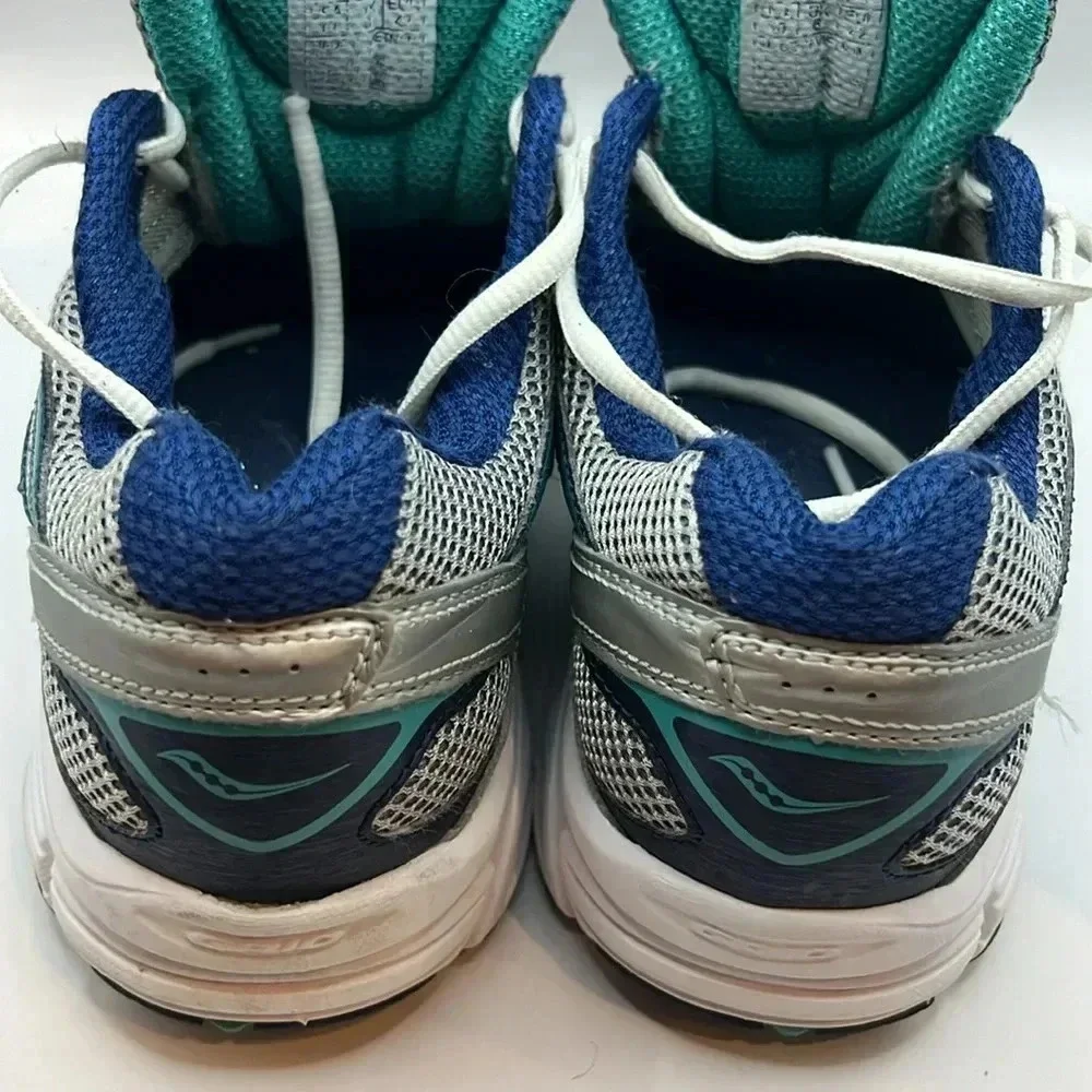 Saucony Cohesion‎ 9 women’s silver blue running shoes sneakers Sz 10 comfort run
